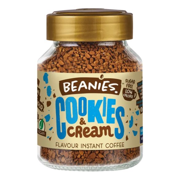 BEANIES INSTANT COOKIES&CREAM ÍZESÍTETT KÁVÉ 50G