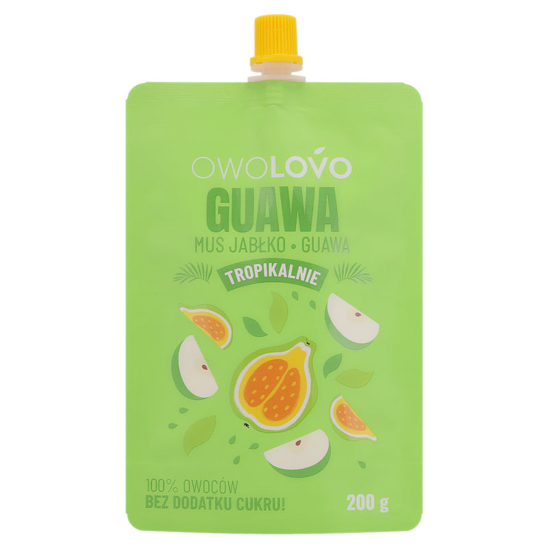Owolovo 100% gyümölcspüré Alma-guava 200g