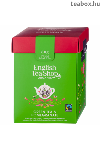 ETS 80g Bio Zöld gránátalmás szálas tea ( 80g )