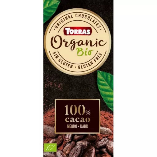 Torras Bio 100% kakaótartalmú étcsokoládé  100g