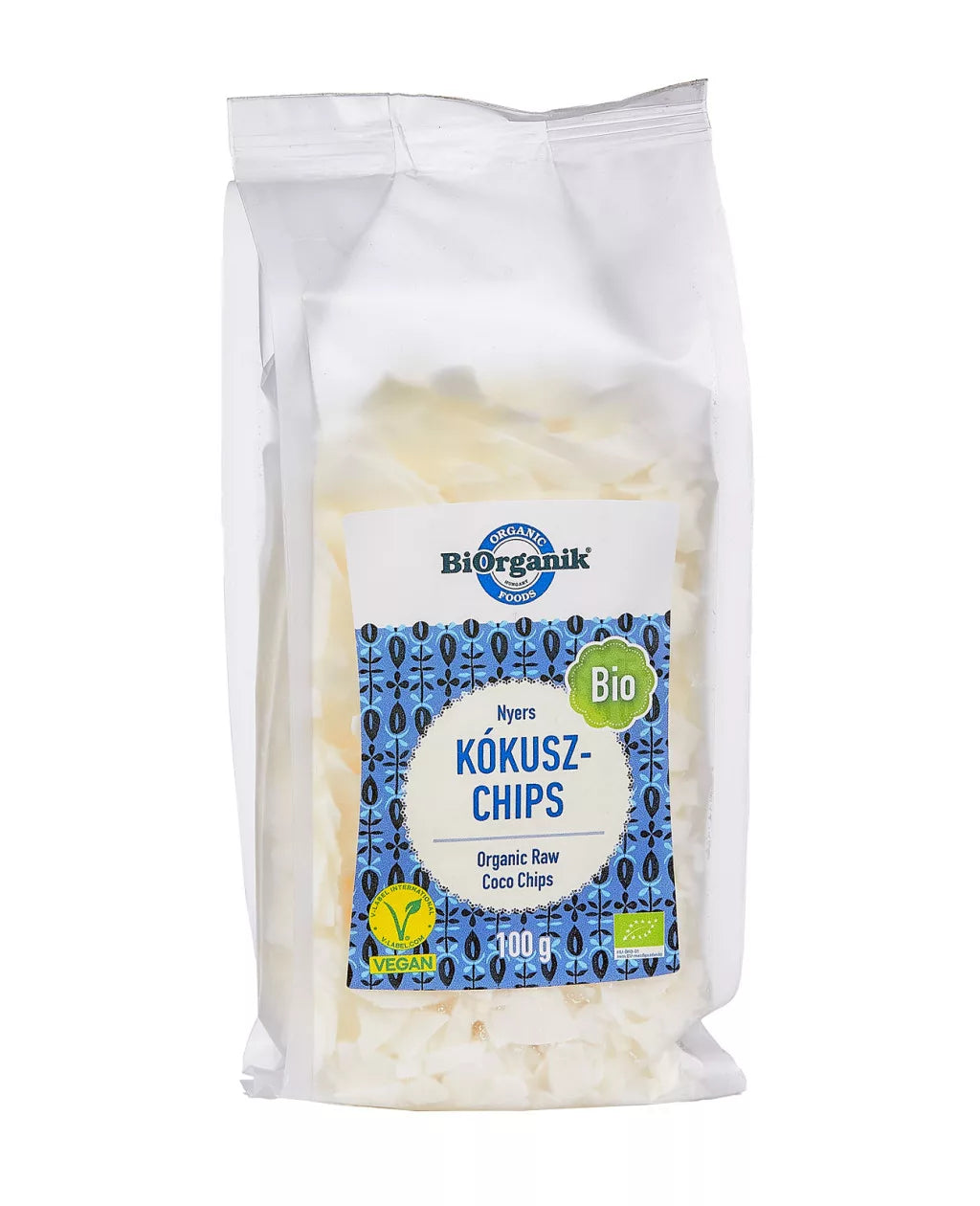 BIORGANIK BIO NYERS KÓKUSZ CHIPS ( 100g )