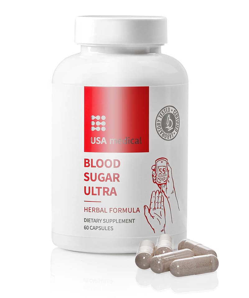 Usamedical Vércukor kontroll BLOOD SUGAR ULTRA kapszula 60db