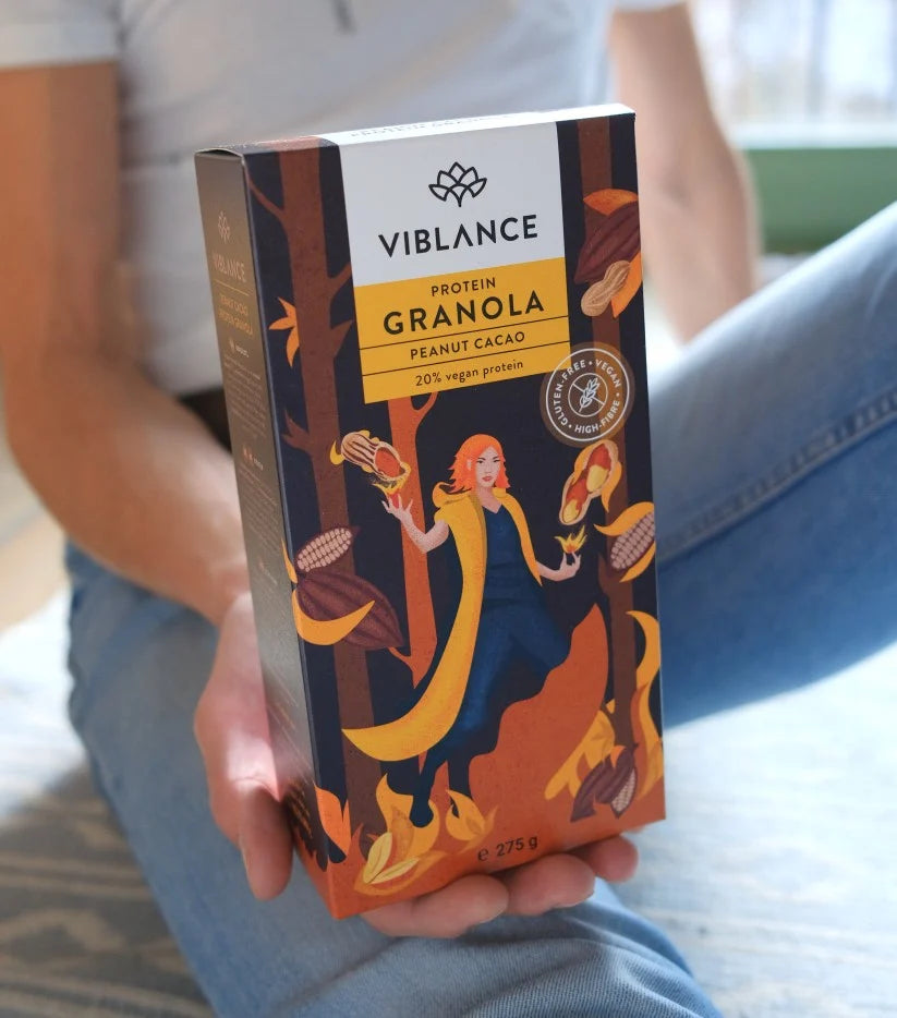 Viblance protein granola kakaós-mogyorós 275g