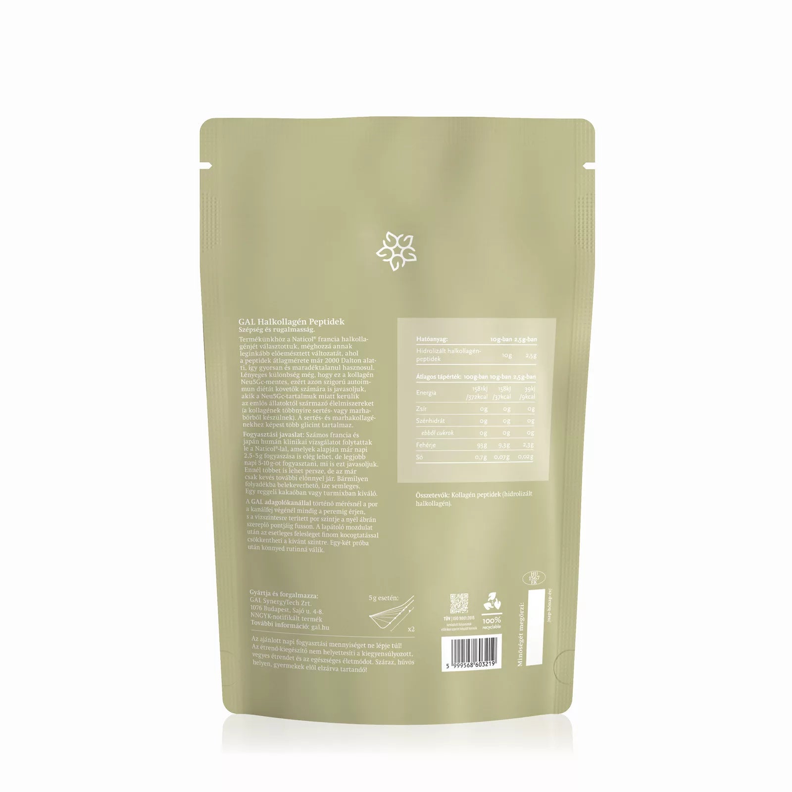 GAL Halkollagén Peptidek 150 g