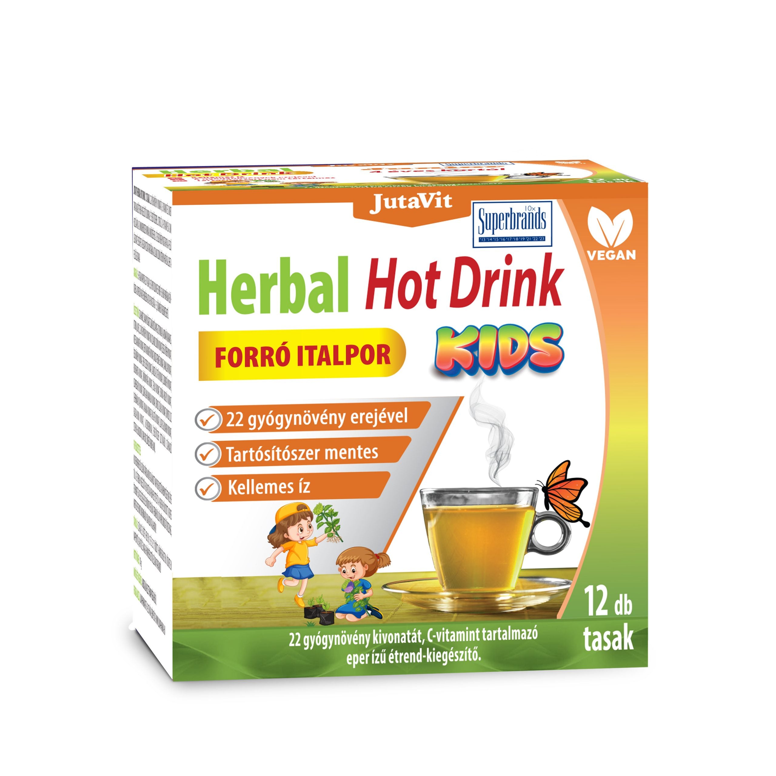 JutaVit Herbal Hot Drink KIDS Forró Italpor 12db
