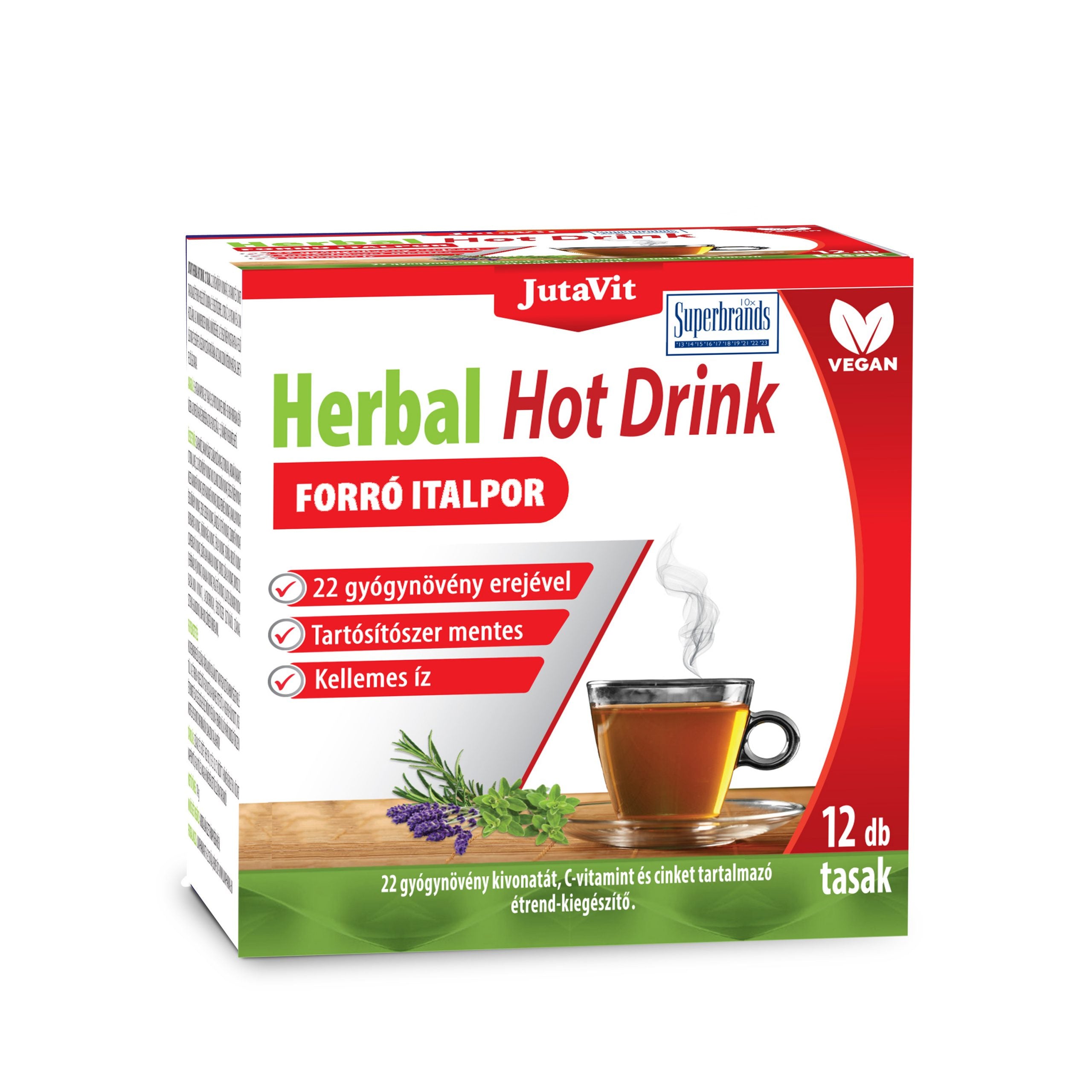 JutaVit Herbal Hot Drink Forró Italpor 12db