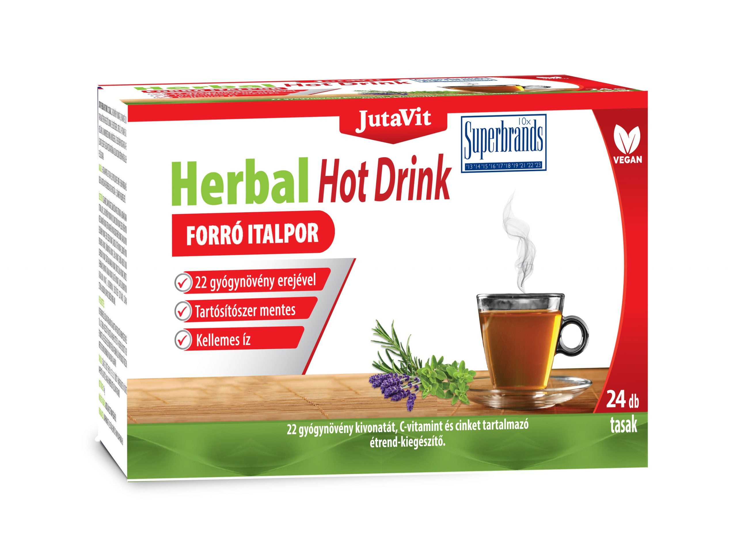 JutaVit Herbal Hot Drink Forró Italpor 24db
