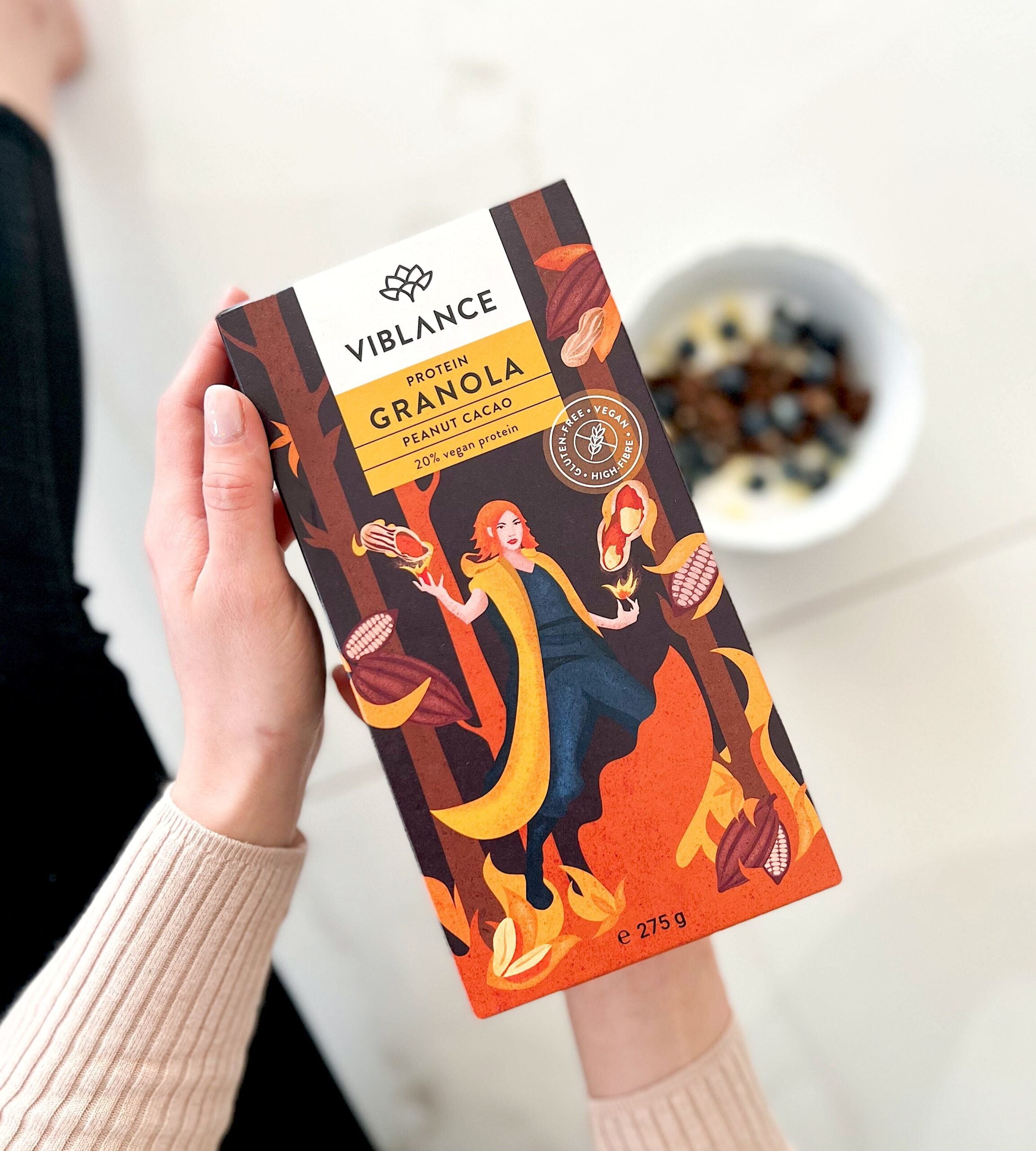 Viblance protein granola kakaós-mogyorós 275g