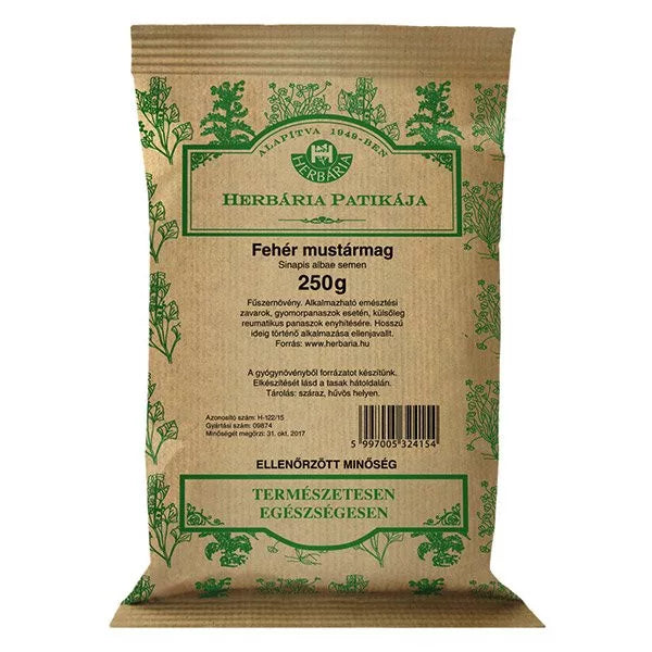 HERBÁRIA FEHÉR MUSTÁRMAG  ( 250 g )