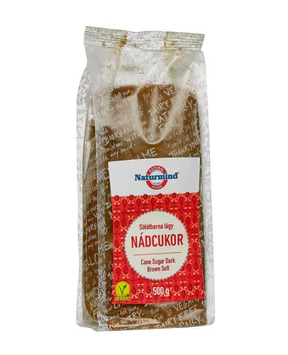 NATURGANIK NÁDCUKOR LÁGY SÖTÉTBARNA  500g