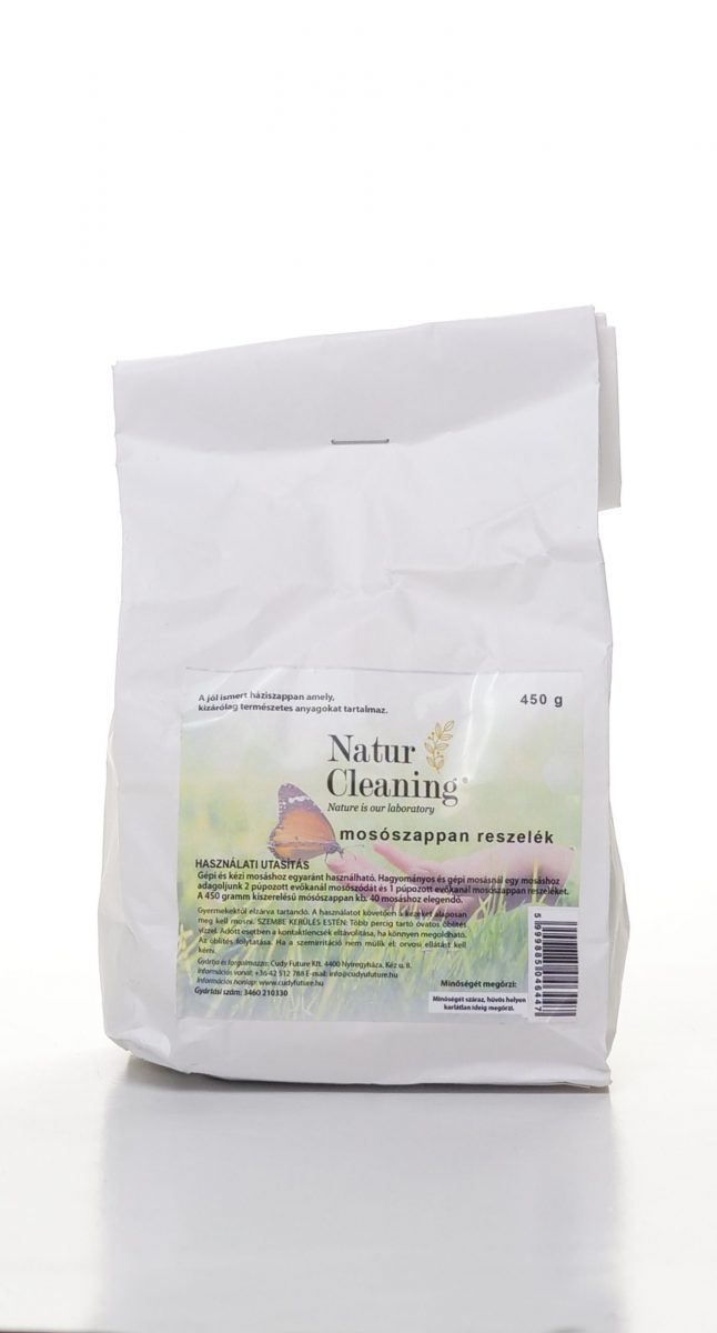 Naturcleaning Illat,- és allergénmentes mosószappan reszelék 450 g