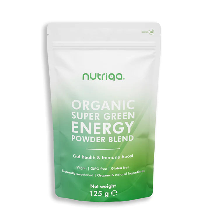 Nutriqa Bio Szuper Zöld Energia porkeverék 125g
