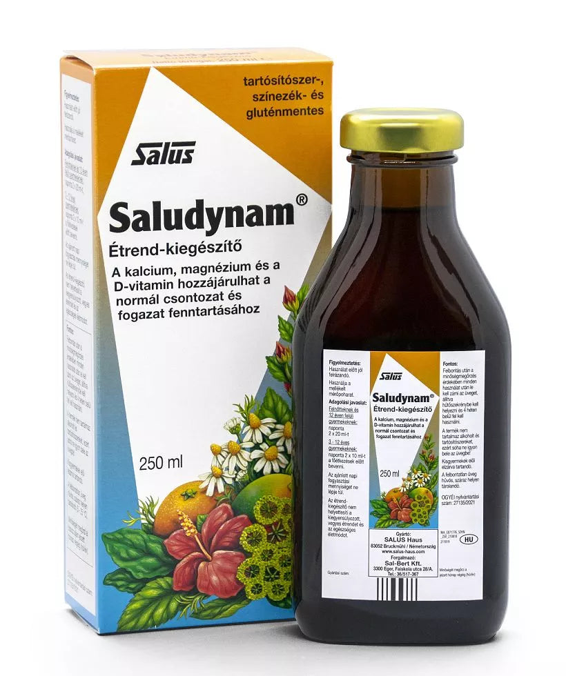 Saludynam (250 ml) – Kalciummal, Magnéziummal és D-vitaminnal