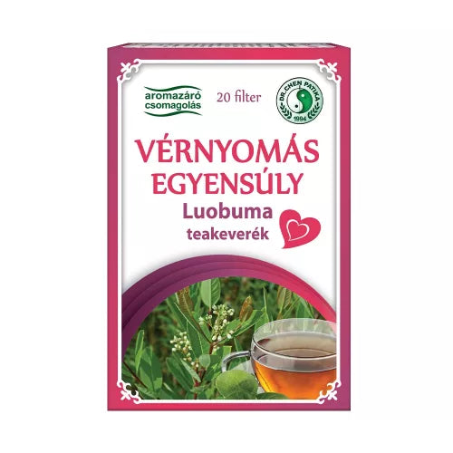 Dr.Chen Vérnyomás Csökkentő Tea Luobuma 20x2g