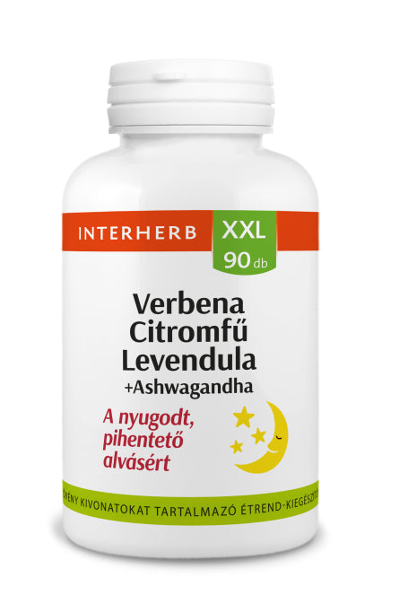Interherb XXL 90 db Verbena&Citromfű&Levendula&Ashwagandha tabletta