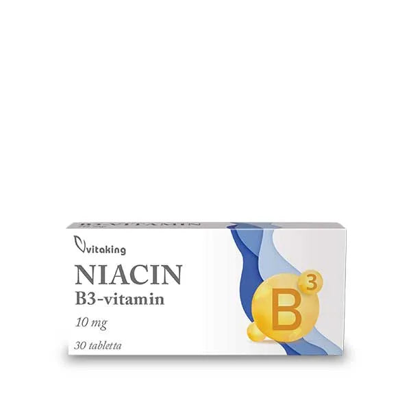 Vitaking Niacin (B3 vitamin) 10mg 30db