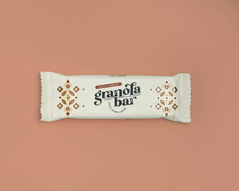 Viblance Kakaó & törökmogyoró granola szelet 55g