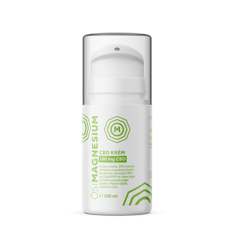 ŐSI MAGNÉZIUM CBD Hűsítő Krém+OptiMSM 100 mg 100 ml