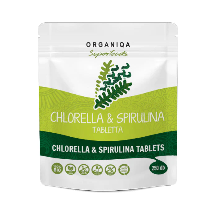 ORGANIQA Bio Chlorella&Spirulina Tabletta 250db