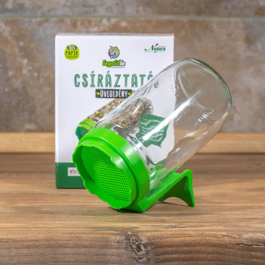 Natura Csíráztató üvegedény-zöld (1db)