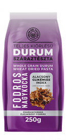 Famíliatészta teljes kiőrlésű durum fodros nagykocka 250 g