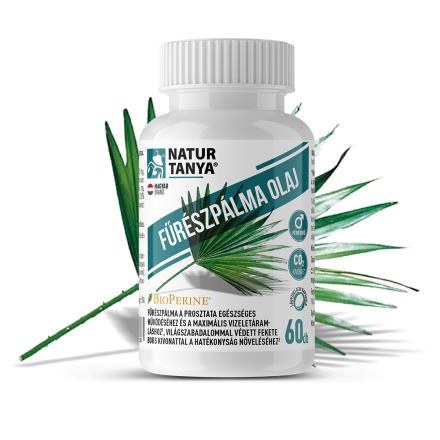 Natur Tanya® FŰRÉSZPÁLMA Szabalpálma, Saw palmetto OLAJ kapszula 60db