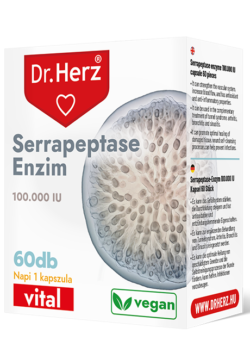 DR Herz SERRAPEPTASE enzim 100000 IU kapszula 60db