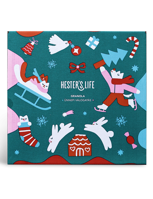 HESTER'S LIFE ÜNNEPI GRANOLA VÁLOGATÁS 750g