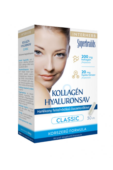 INTERHERB Kollagén & Hyaluronsav Classic kapszula 30db