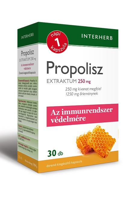 INTERHERB NAPI1 Propolisz Extraktum kapszula 250 mg 30db