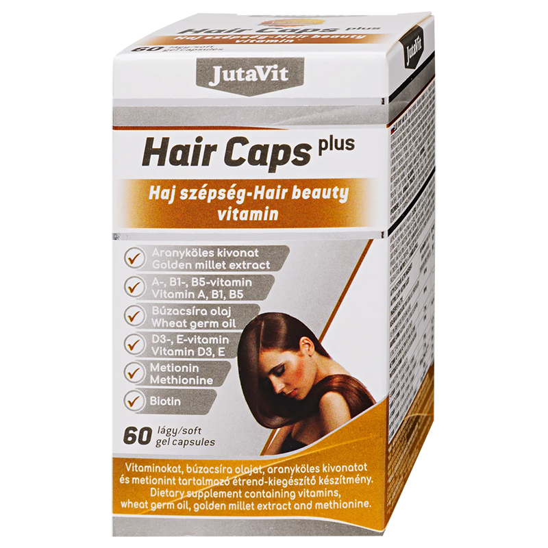 Jutavit Hair Caps Haj Szépség Kapszula 60 db
