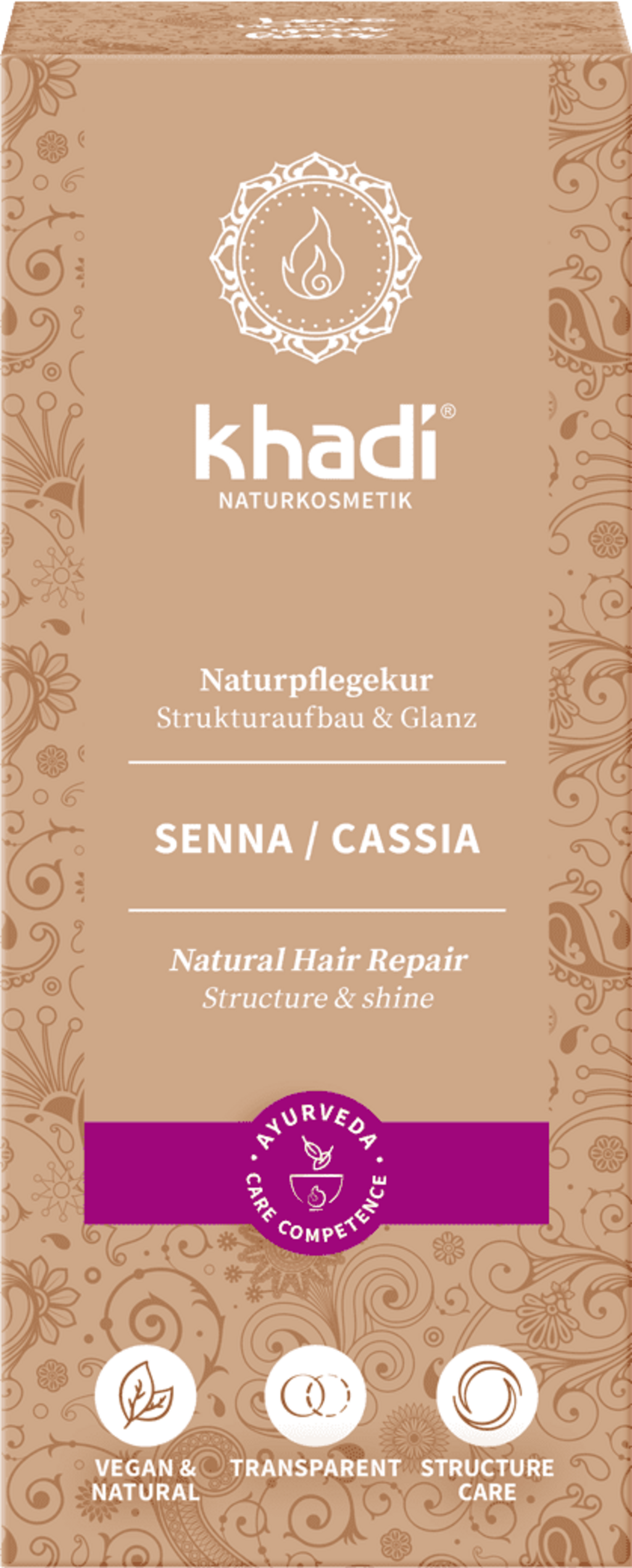 KHADI HAJFESTÉK POR SENNA-CASSIA ( 100 g )