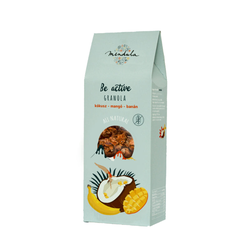 Mendula Be active Granola kókusz - mangó - banán 250g