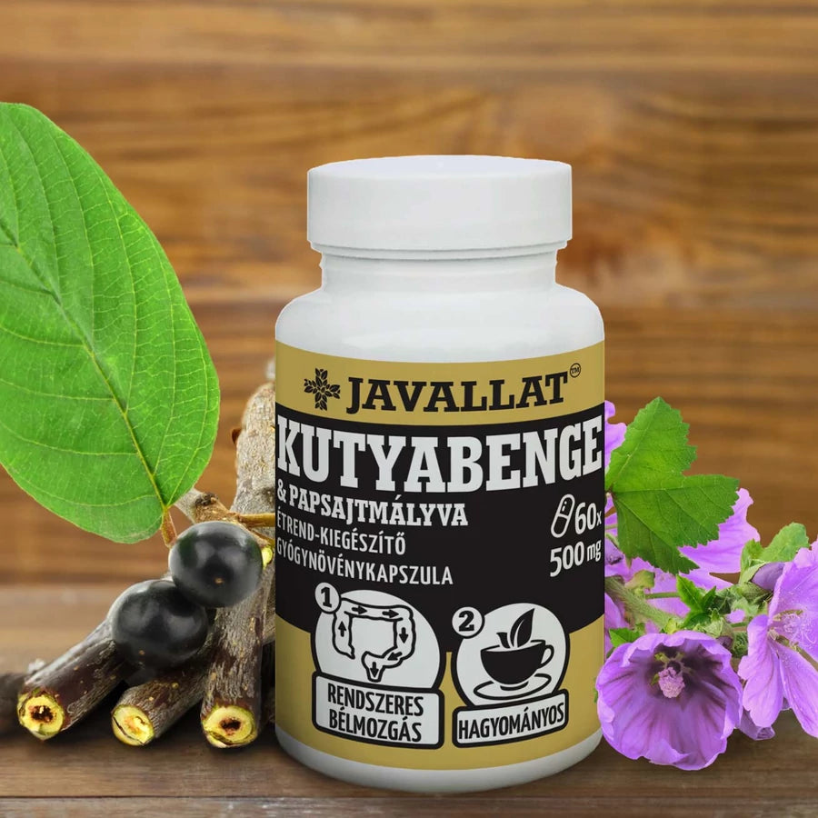 JAVALLAT KUTYABENGE & PAPSAJTMÁLYVA kapszula 60db