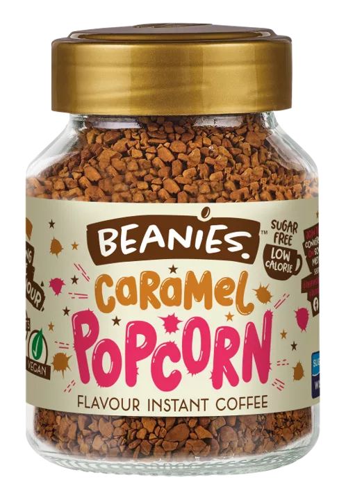 BEANIES INSTANT KÁVÉ KARAMELL-POPCORN ÍZŰ 50g