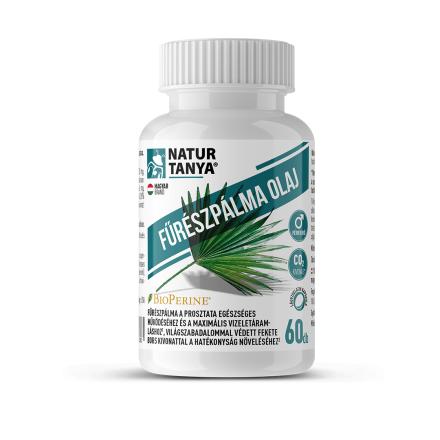 Natur Tanya® FŰRÉSZPÁLMA Szabalpálma, Saw palmetto OLAJ kapszula 60db