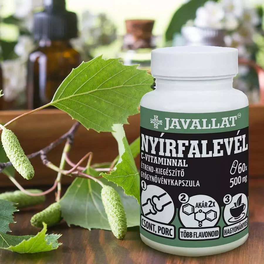 JAVALLAT NYÍRFA LEVÉL KAPSZULA 60 db