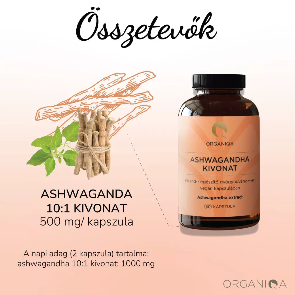 ORGANIQA ASHWAGANDHA KAPSZULA ( 60db )