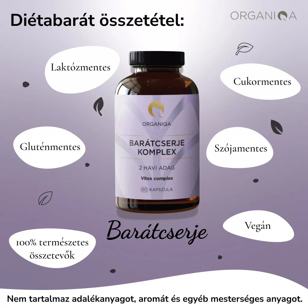Organiqa barátcserje komplex kapszula ( 60db )