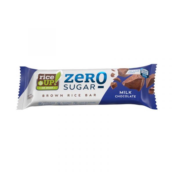 Rice Up Zero rizsszelet tejcsokoládéval hozzáadott cukor nélkül 18g
