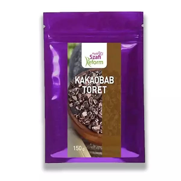 Szafi reform kakaóbab töret 150 g (hozzáadott cukortól mentes)
