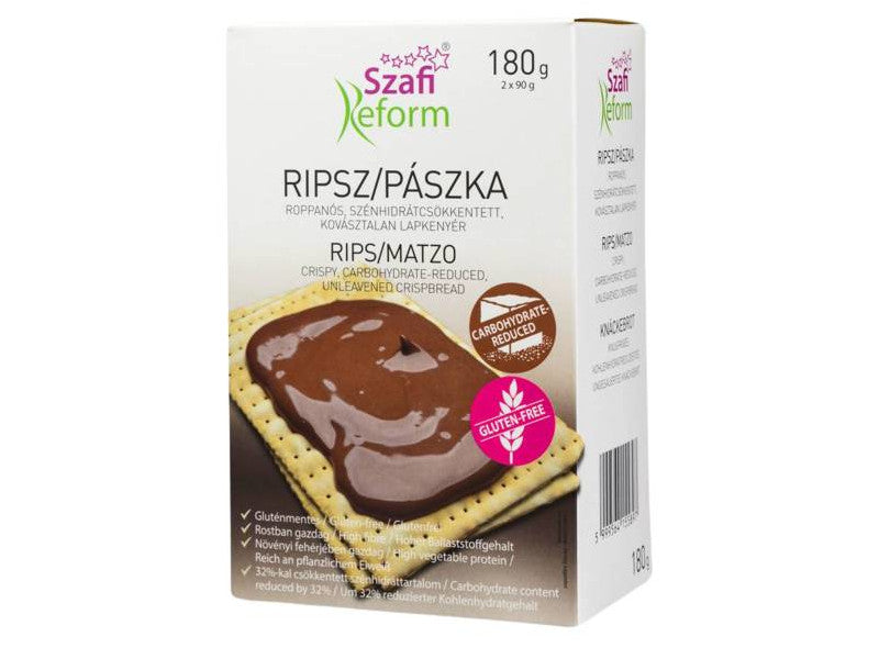 Szafi Reform Szénhidrátcsökkentett Ripsz / Pászka 180g