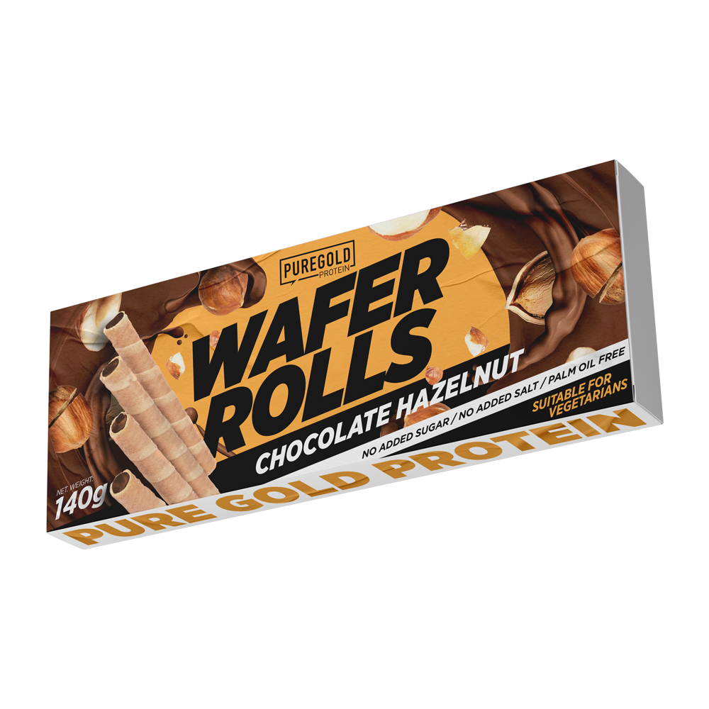 Puregold Wafer rolls Chocolate hazelnut 140g