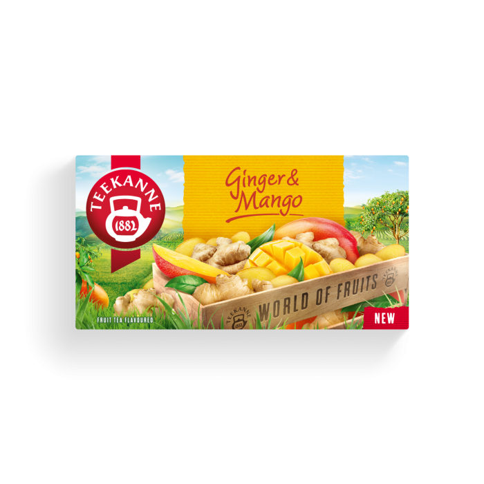 Teekanne Gyömbér Mangó gyümölcstea - 20db