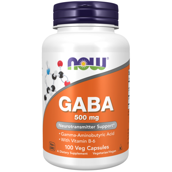 NOW Gaba 500mg 100db