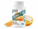 SZERVES C 500 – Kétféle C-vitamin citrus bioflavonoidokkal gyomorkímélő rágótablettában, finom narancs ízzel 100 db