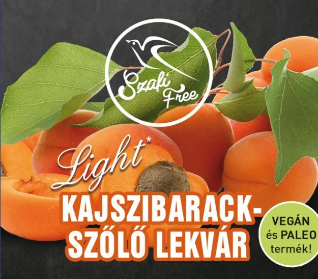 SZAFI FREE KAJSZIBARACK-SZŐLŐ LEKVÁR 350 G