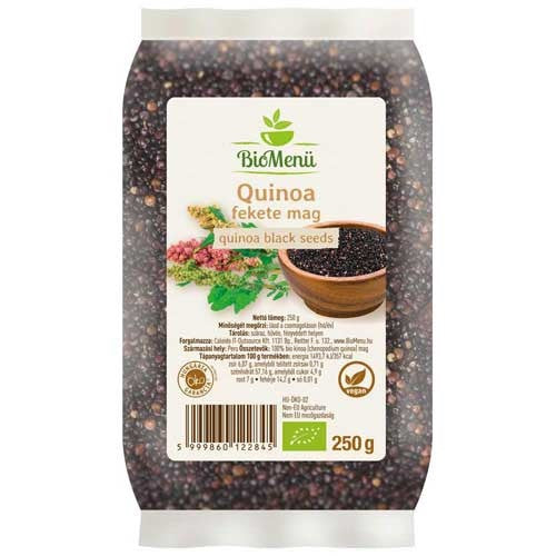 Biomenü Bio Quinoa mag fekete  250g
