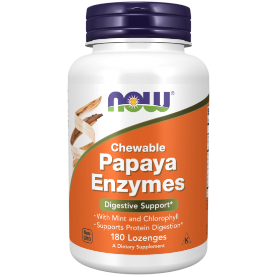 NOW Papaya Enzyme 180db