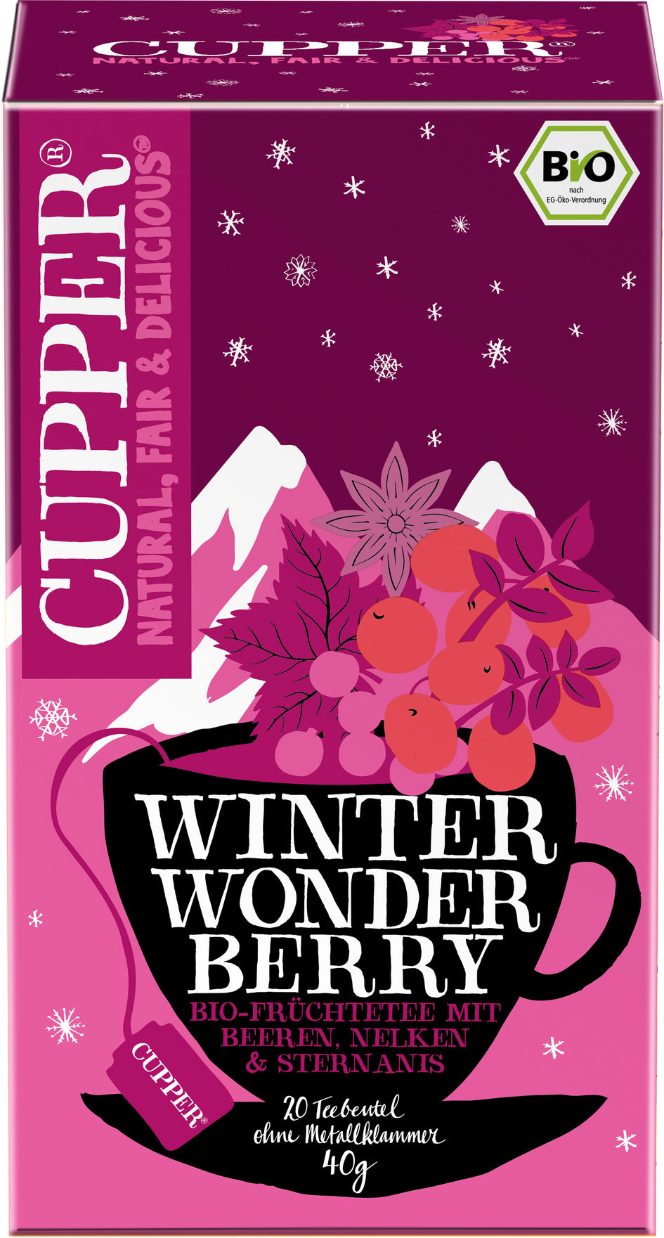 CUPPER Winter Wonder Berry tea 20 filter